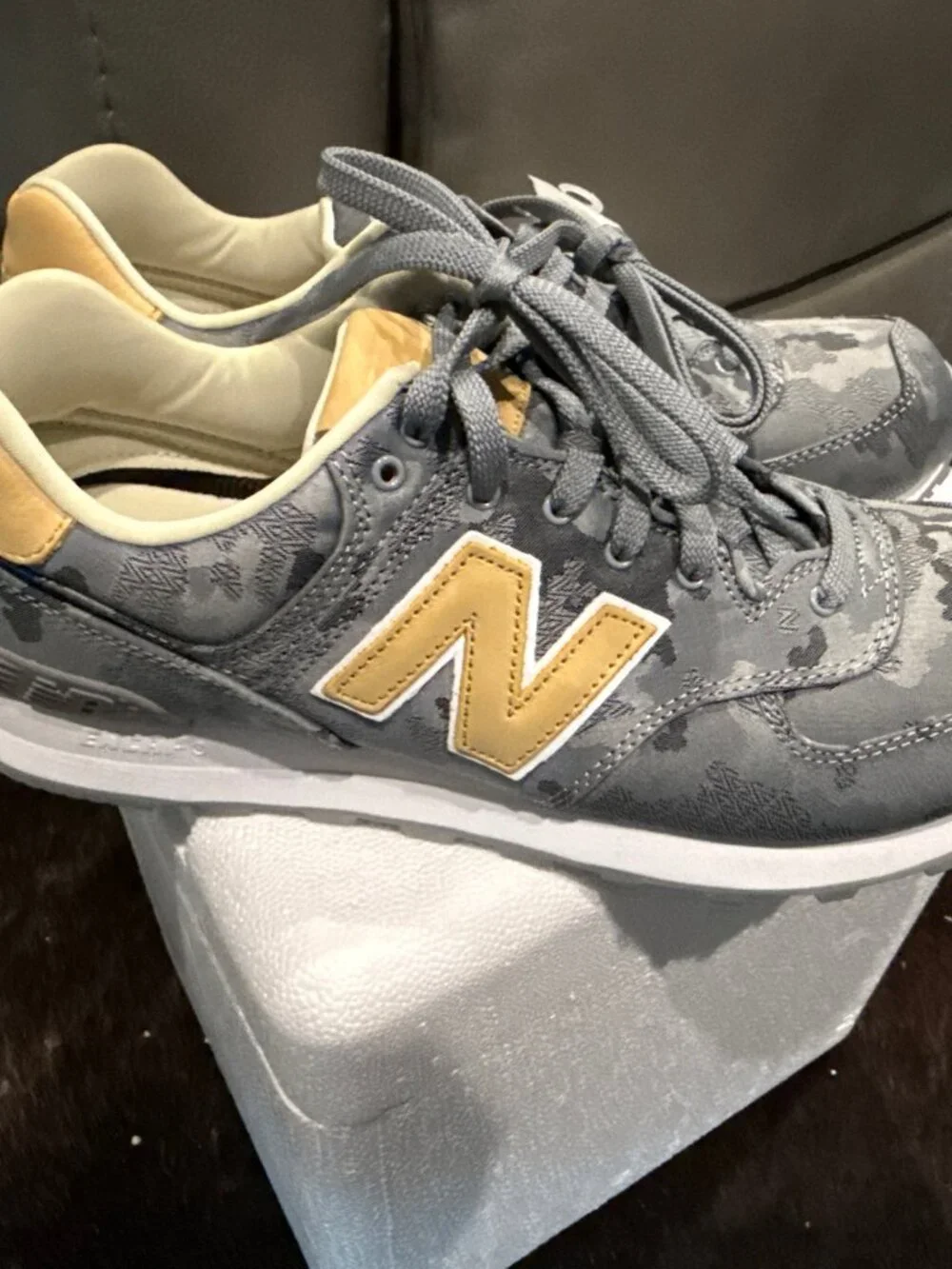 RARE New Balance NB “ Steel Camo” ML574CMA Men Size 9.5